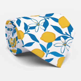 Cute Lemon Sketch Hand plockade - Neck Tie Slips