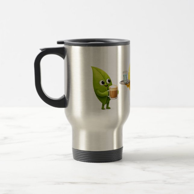 Cute Lemon Tea Friends – Classic Mug Resemugg (Vänster)