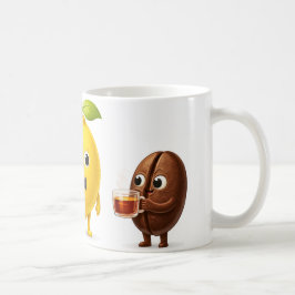 Cute Lemon Tea Friends – Coffee, Tea & Water Class Kaffemugg