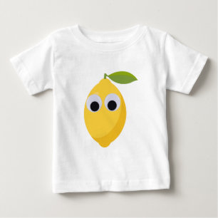 Cute Lemon-tecken med Googly Ögon T Shirt