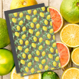 Cute lemon yellow gry grunge mönster