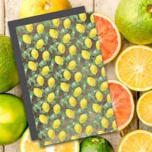 Cute lemon yellow gry grunge mönster