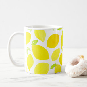 Cute lemons te restaurangcafe mugg