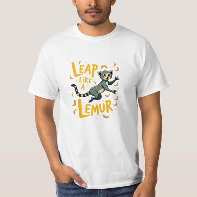 Cute Lemur Gift T Shirt (Framsida)