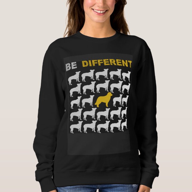 Cute Leonberger Be Different Inspiration T Shirt (Framsida)