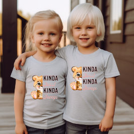 Cute Leopard Familj Matching Funny Girly T Shirt