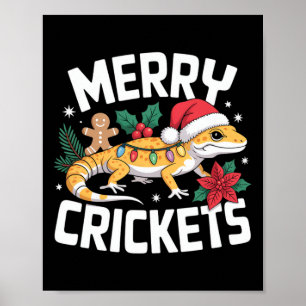 Cute Leopard Gecko julpun Poster