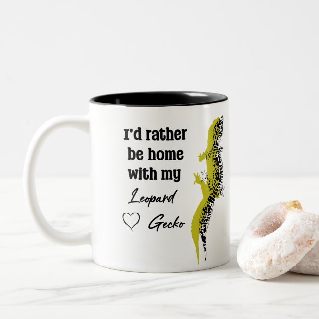 Cute leopard gecko mugg (Med munk)