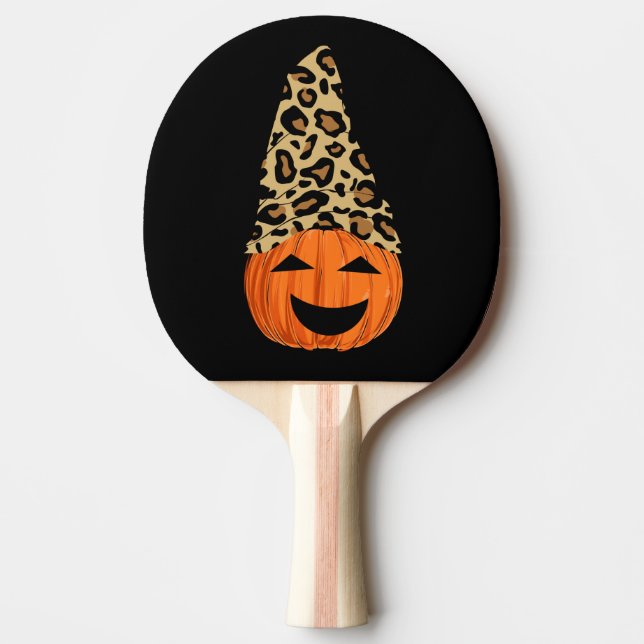 Cute Leopard Hat Pumpkin Pingisracket (Framsidan)