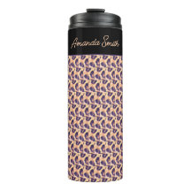 Cute Leopard Mönster Thermal Tumbler
