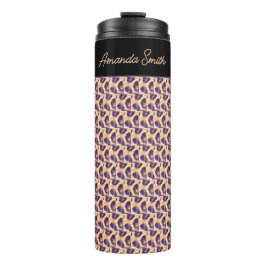 Cute Leopard Mönster Thermal Tumbler