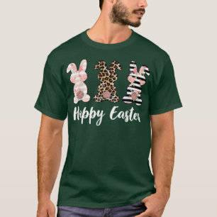 Cute Leopard Play Rabbit Bunny Women Manar Kids Ha T Shirt