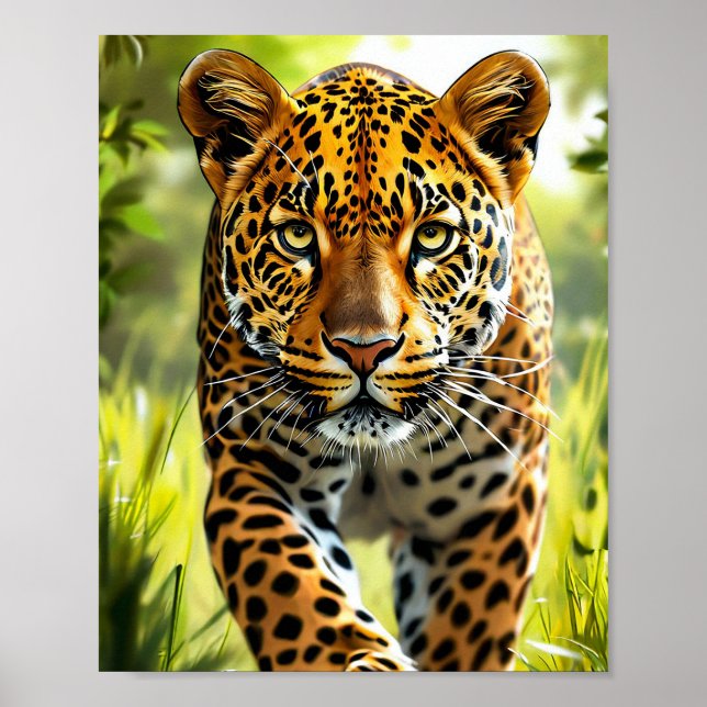 Cute Leopard Poster (Framsidan)