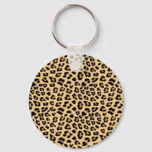 Cute Leopard Print Mönster Nyckelring