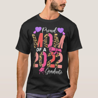 Cute Leopard Proud Mamma, 2022 Student, högre befa T Shirt