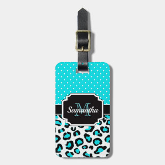 Cute Leopard Skriv ut Bagagebricka