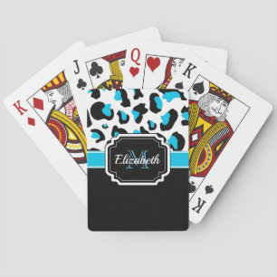 Cute Leopard Skriv ut Casinokort