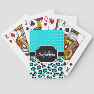 Cute Leopard Skriv ut Casinokort