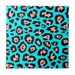 Cute Leopard Skriv ut Kakelplatta