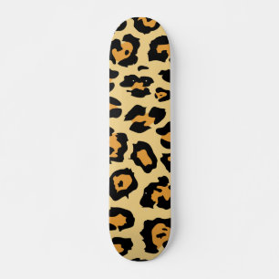 Cute Leopard Skriv ut Mini Skateboard Bräda 18,5 Cm