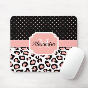 Cute Leopard Skriv ut Musmatta