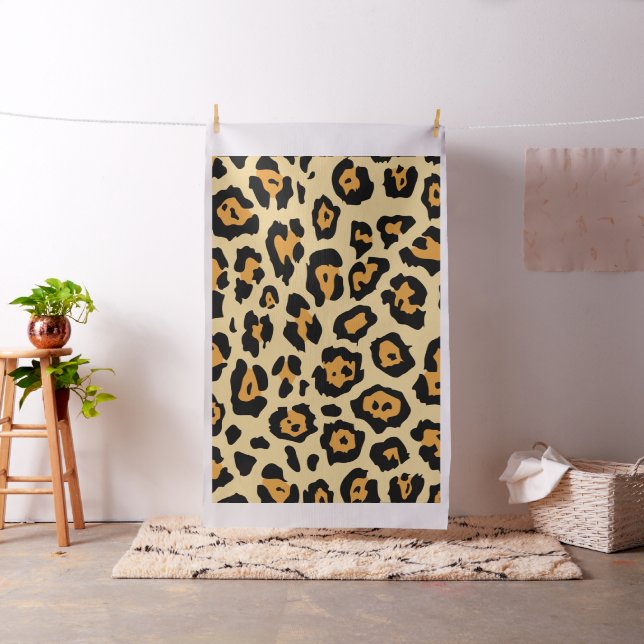 Cute Leopard Skriv ut Tyg (In Situ)