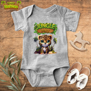 Cute Leopard Tropical Jungle Safari Kattunge 🐆 T Shirt