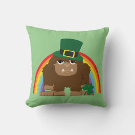 Cute Leprechaun Bigfoot Kudde