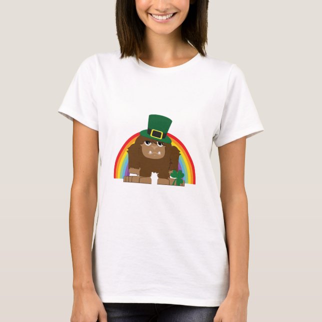 Cute Leprechaun Bigfoot Tröja (Framsida)
