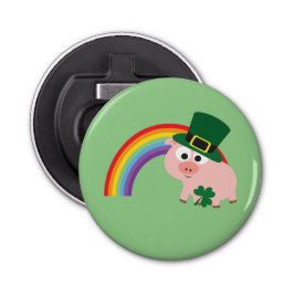 Cute Leprechaun Gris Flasköppnare