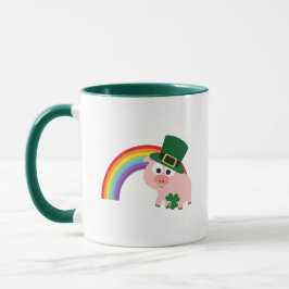 Cute Leprechaun Gris Mugg