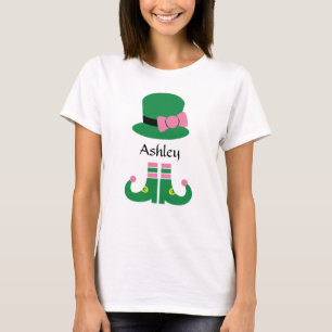 Cute Leprechaun Hat Add Namn Women's T-Shirt