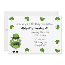 Cute Leprechaun Irish St patrick's day Birthday