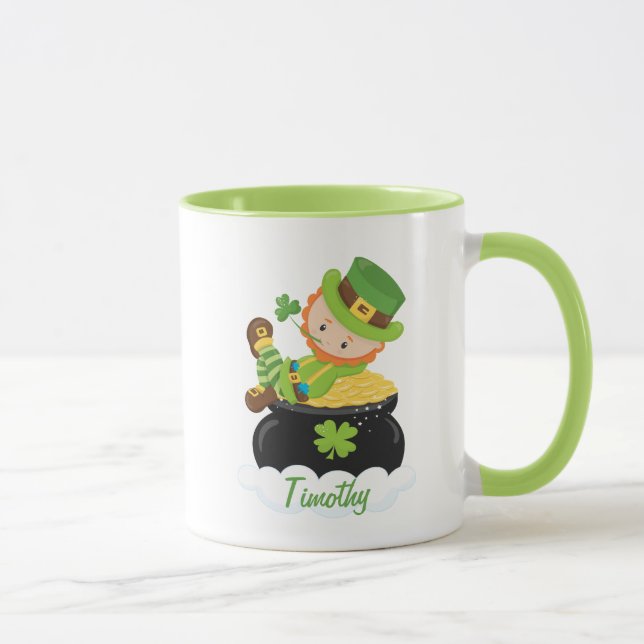 Cute Leprechaun Mugg (Höger)