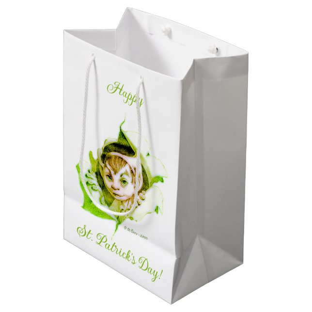Cute Leprechaun St. Patrick's Day (Framsidan Vinklad)