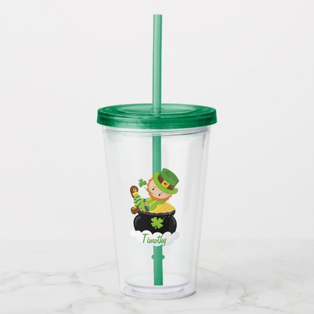 Cute Leprechaun Take Away Mugg (Framsida)