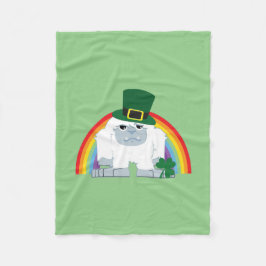 Cute Leprechaun Yeti Fleecefilt