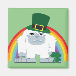 Cute Leprechaun Yeti Magnet