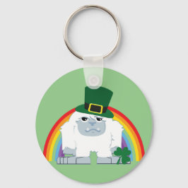 Cute Leprechaun Yeti Nyckelring