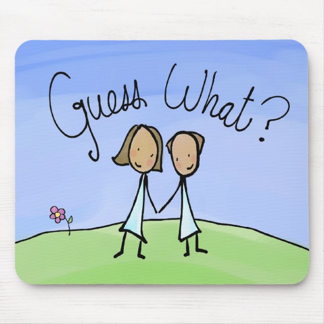 Cute Lesbisk, gissa vad Musmatta (Framsidan)