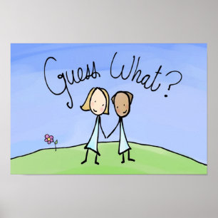 Cute Lesbisk, gissa vad Poster