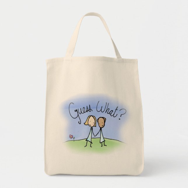Cute Lesbisk, gissa vad Tygkasse (Framsidan)