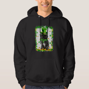 Cute Lhasa Apso Hund Irish Shamrock Hoodie