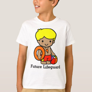 Cute Lifeguboy med Lifesaver och Beach boll T Shirt