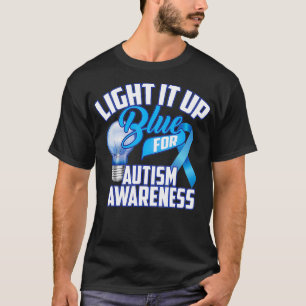 Cute Light, blå för autism Awareness Gift T Shirt