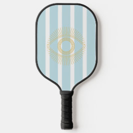 Cute Light Blue Rand Modern Grekiska Guld Öga