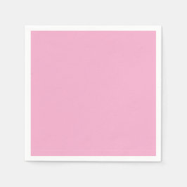 Cute Light Pink Solid Napkins Pappersservett