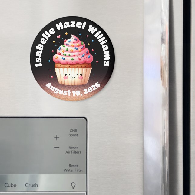 Cute L'il Cuppie Candy Sprinkles Baby Shower Magnet (In Situ (Fridge))