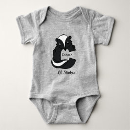 Cute Lil Stinker Skunk Monogram T Shirt
