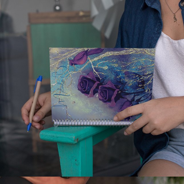 Cute Lila bärbar dator Anteckningsbok (Skapare uppladdad)